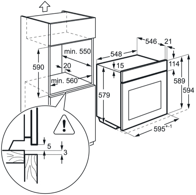 AEG BSE774320M 71 L 3500 W Stainless steel – image 3
