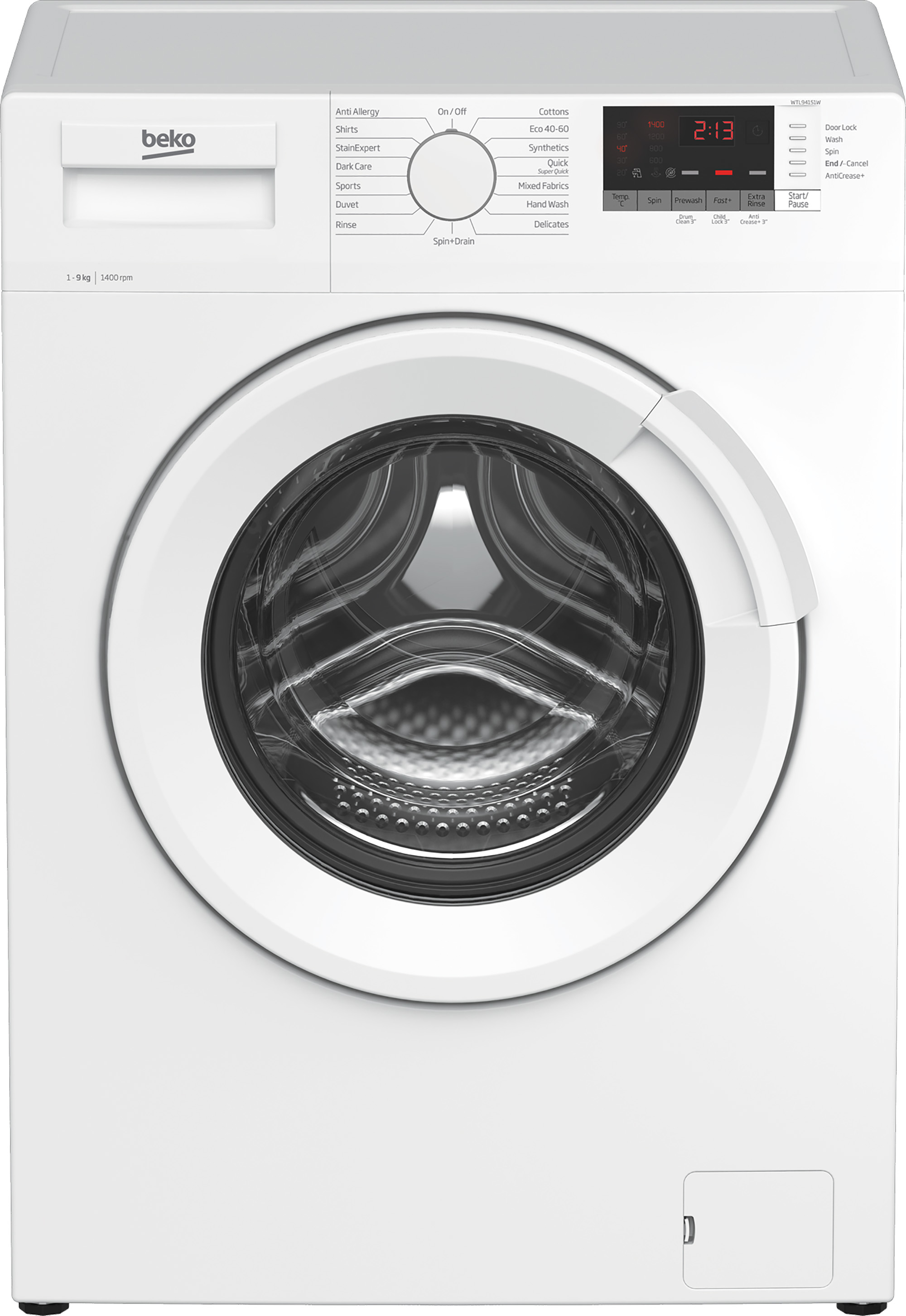 Beko WTL94151W — vue 1 sur 4
