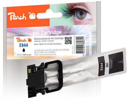Peach 320728 ink cartridge 1 pc(s) Compatible Black