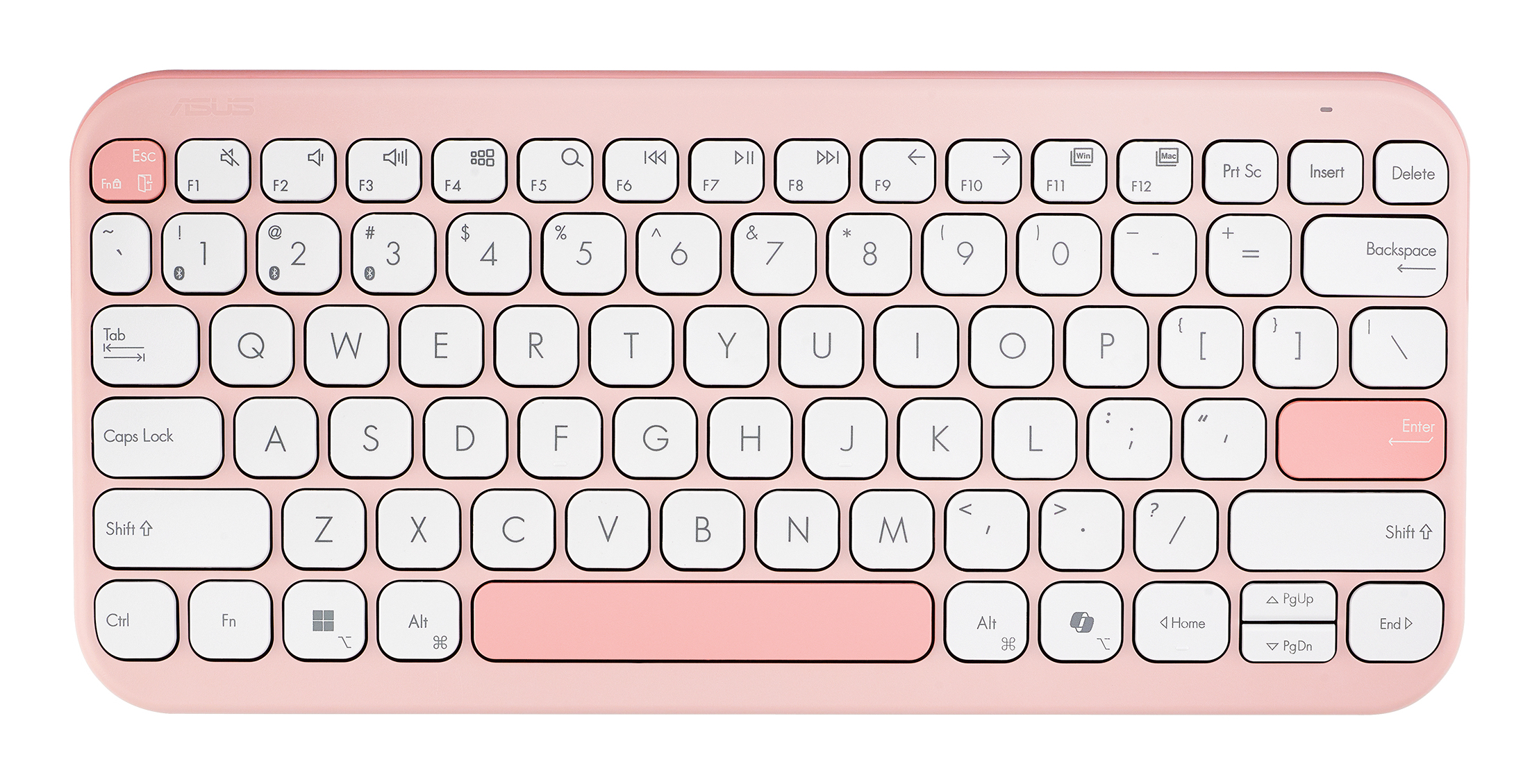 ASUS KW100 Marshmallow Tastatur pink Zubehör