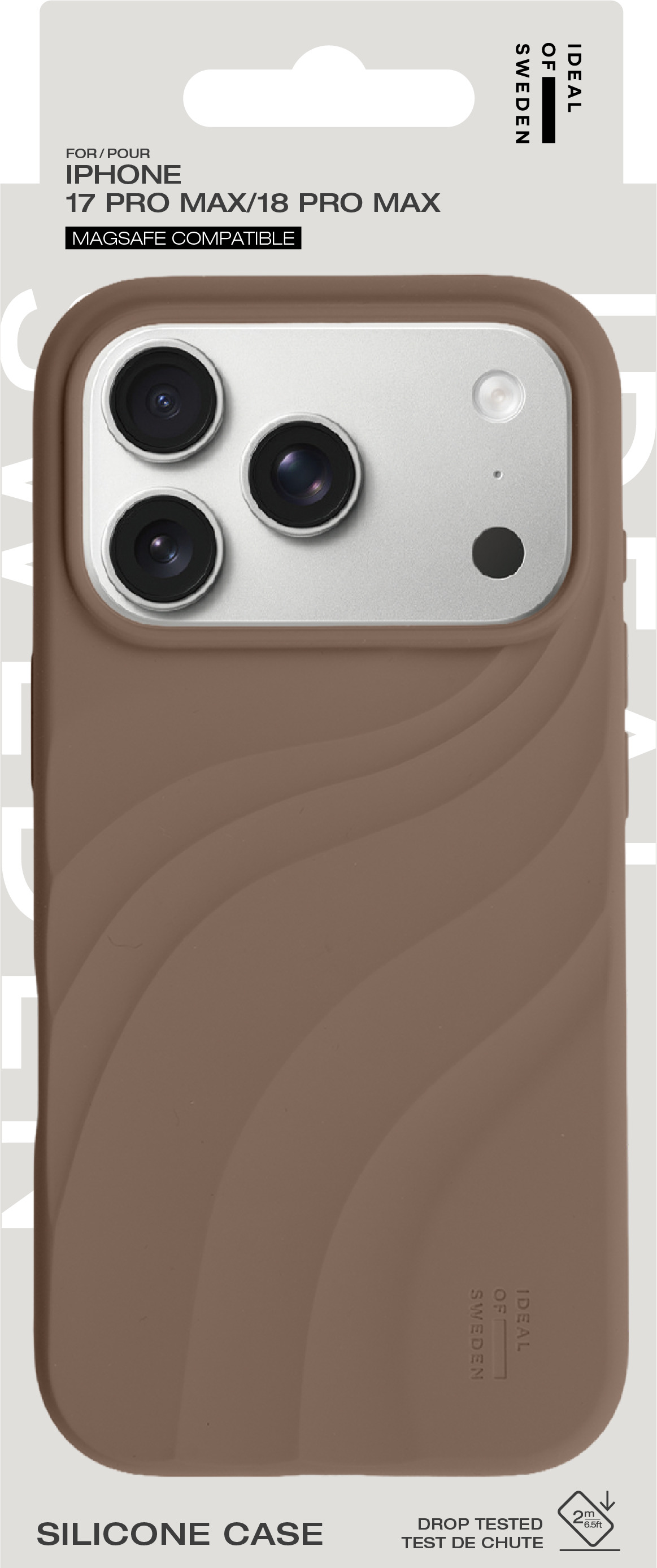 iDeal of Sweden Soft Swirl Silicone Case MagSafe iPhone 17 Pro Max / 18 Pro Max Salted Caramel – image 5