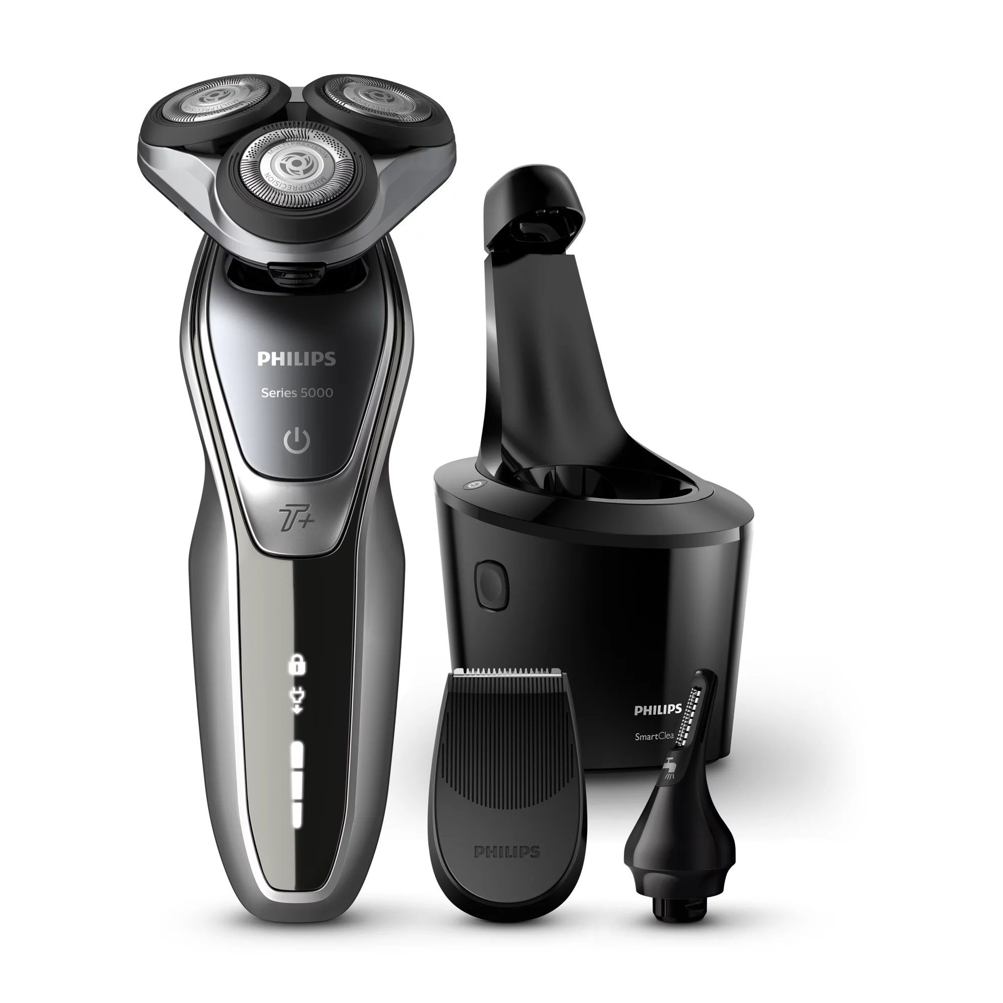 Philips SHAVER Series 5000 S5941/27 men's shaver Rotation shaver Trimmer Black, Silver