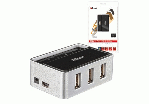 Trust Slize 4-Port USB Hub – image 2