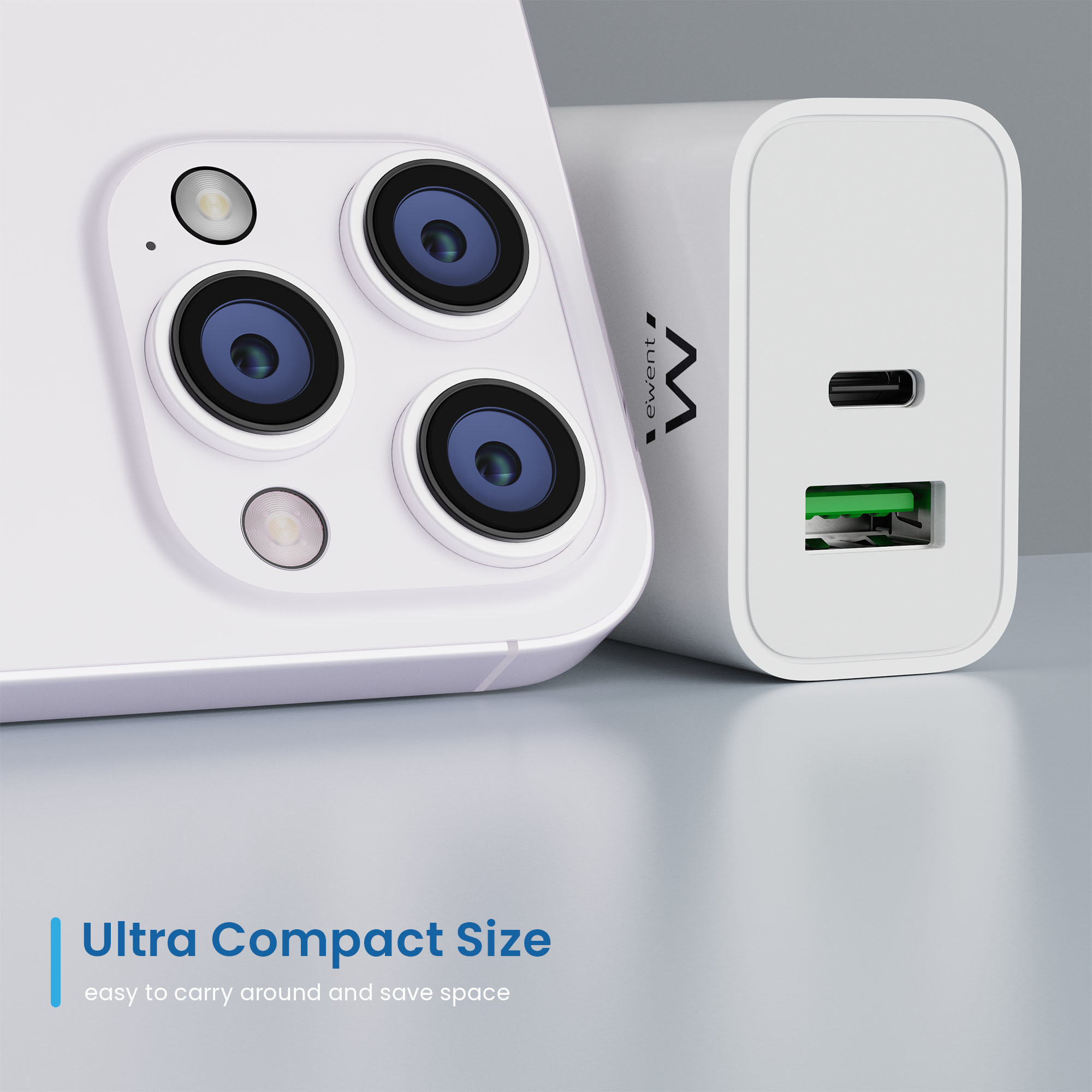 Ewent EW1325_R1 mobile device charger Universal White AC Fast charging Indoor – image 7