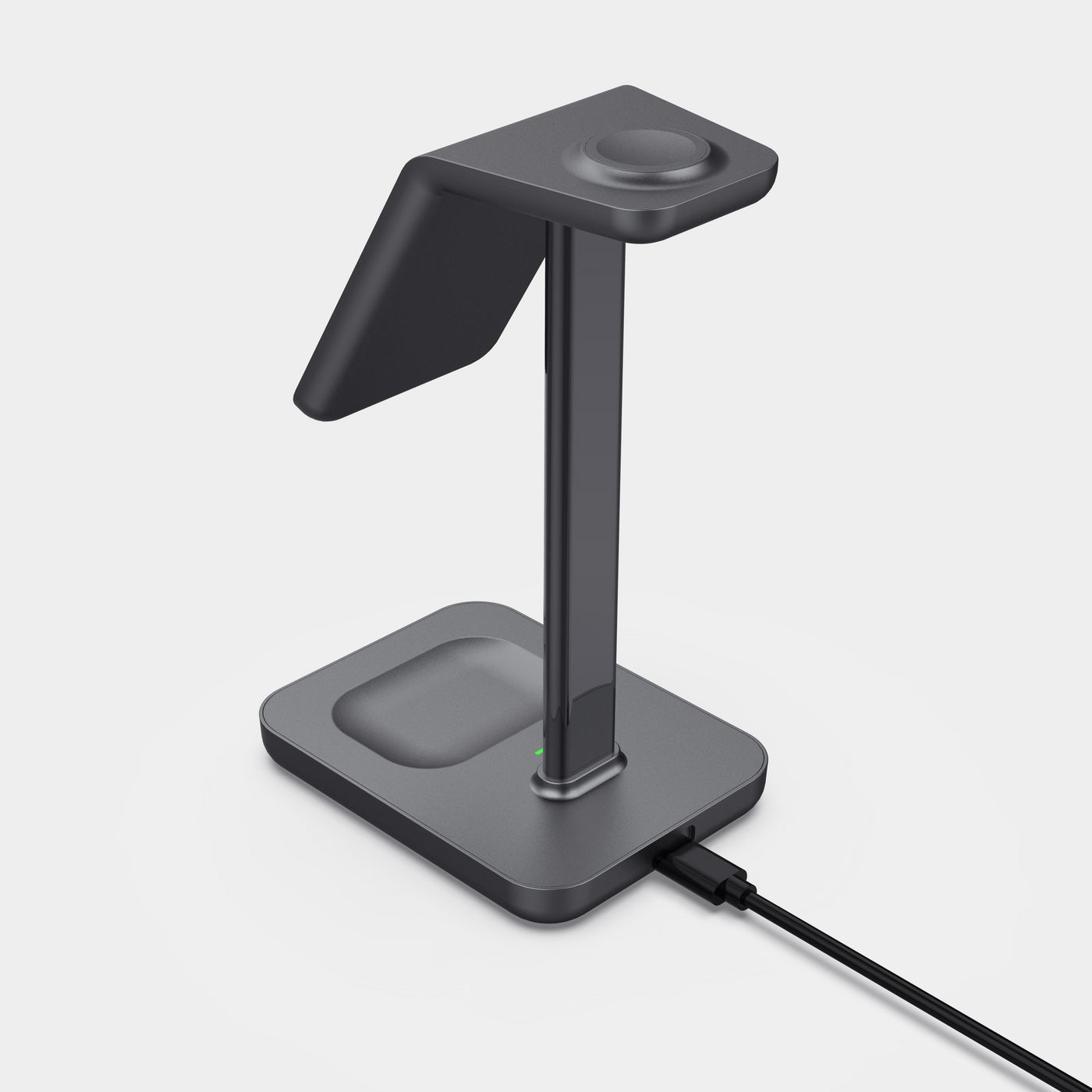 eSTUFF ES638201 mobile device charger Smartphone Aluminium AC Wireless charging Fast charging Indoor – image 2