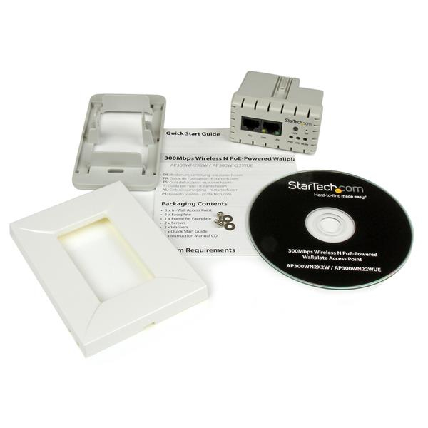 StarTech.com In-Wall Wireless Access Point - Wireless-N - PoE – image 5