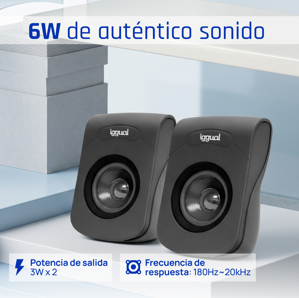 iggual IGG316993 loudspeaker Black Wired – image 3