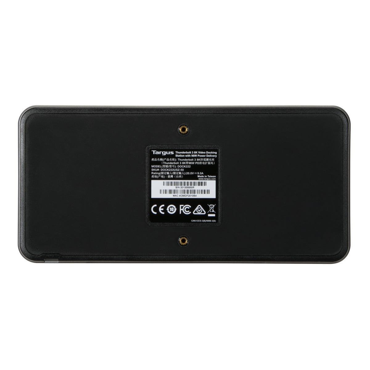 Targus DOCK222USZ laptop dock/port replicator Docking Thunderbolt 3 Black – image 3