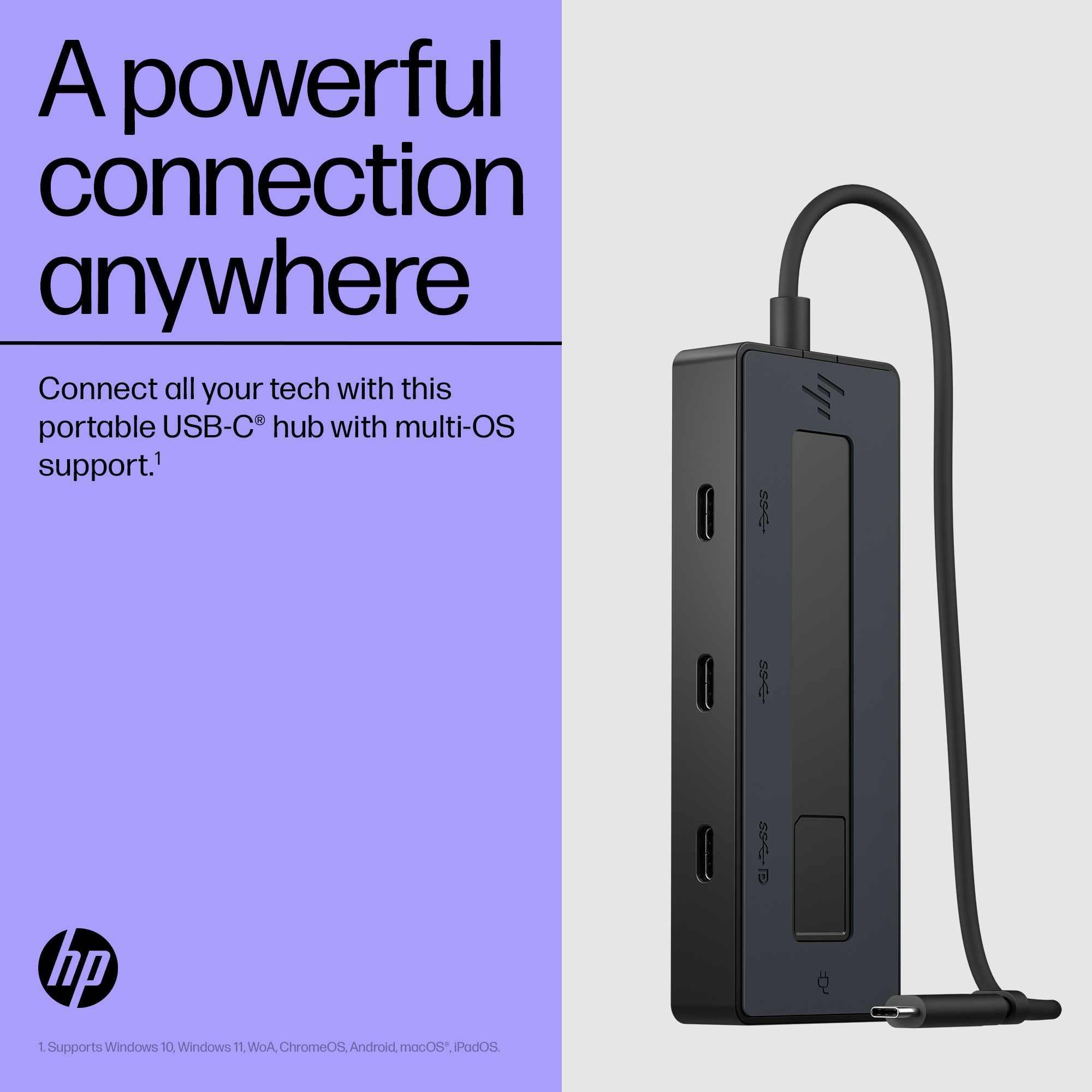 HP 4K USB-C Multiport Hub – image 4