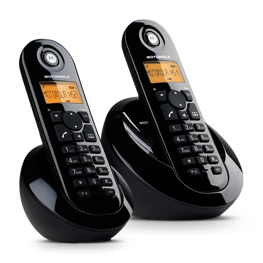 Motorola C602 DECT telephone Caller ID Black