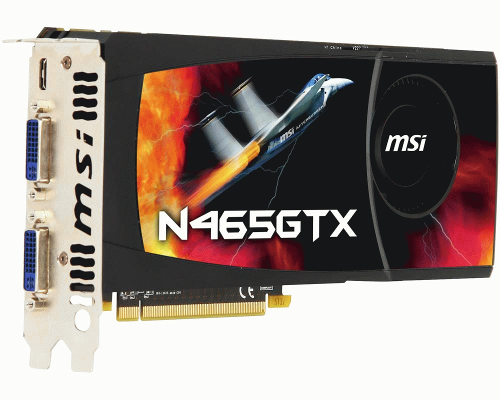 MSI V222-022R graphics card NVIDIA GeForce GTX 465 – image 2