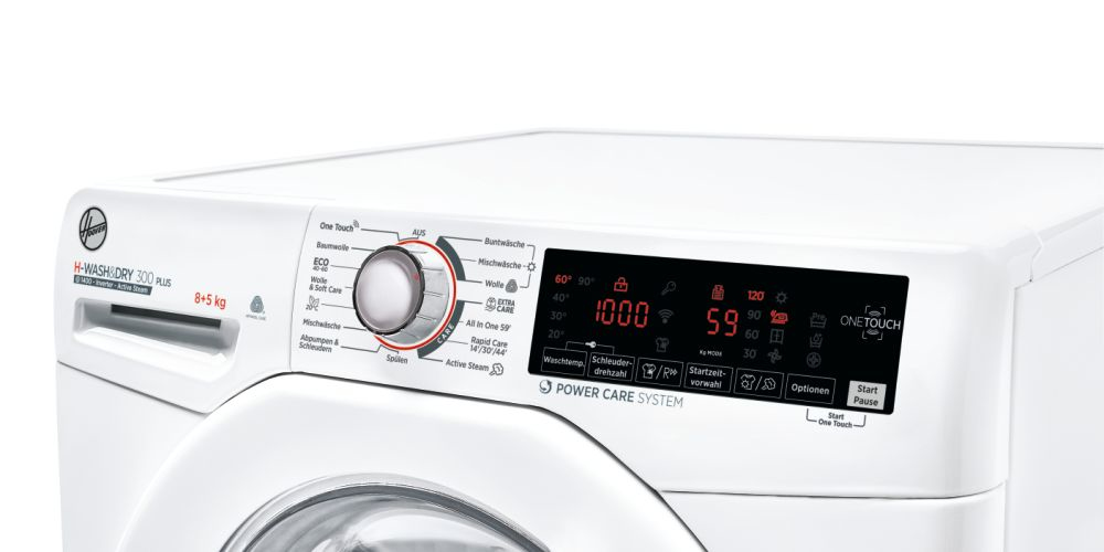 Hoover H-WASH 300 PLUS H3DSQ485TAME/-84 washer dryer Freestanding Front-load White – image 4