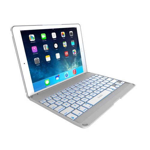 ZAGG ID5ZKF-SW0 mobile device keyboard Silver, White