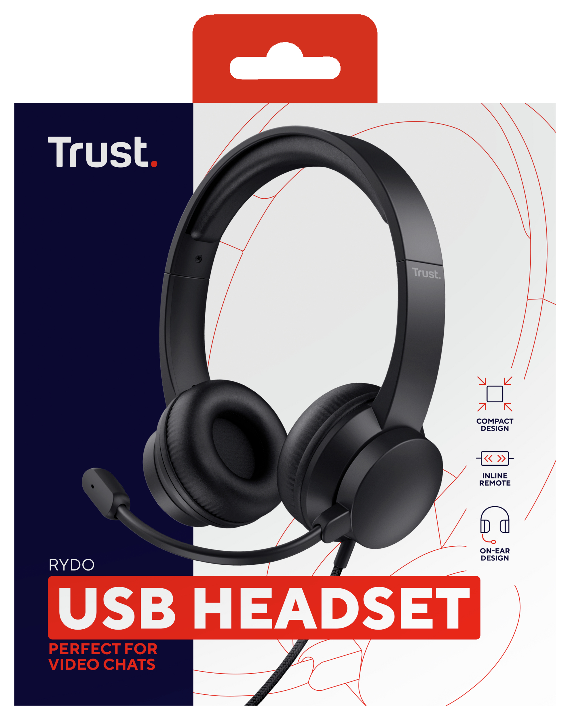 Trust Rydo Headset Wired Head-band Calls/Music USB Type-A Black – image 7