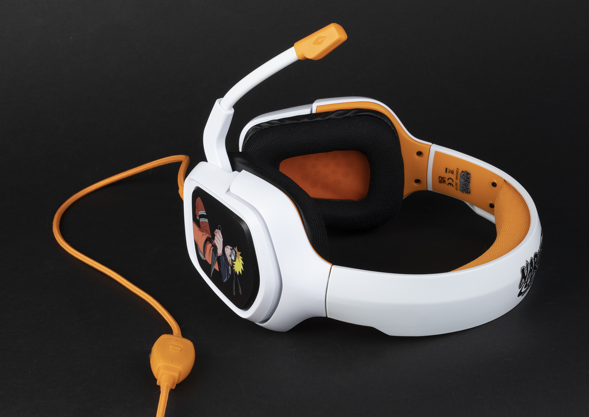 Konix Naruto 80381117963 headphones/headset Wired Head-band Gaming Black, White, Yellow – image 9