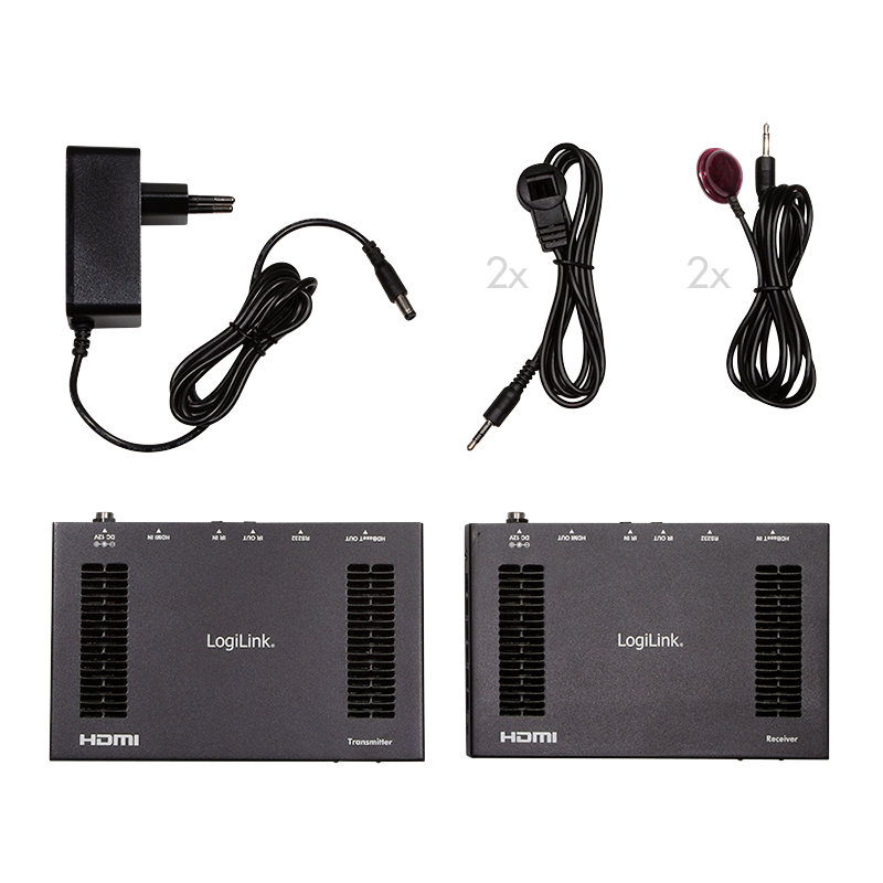 LogiLink HD0026 AV extender AV transmitter & receiver Black – image 6