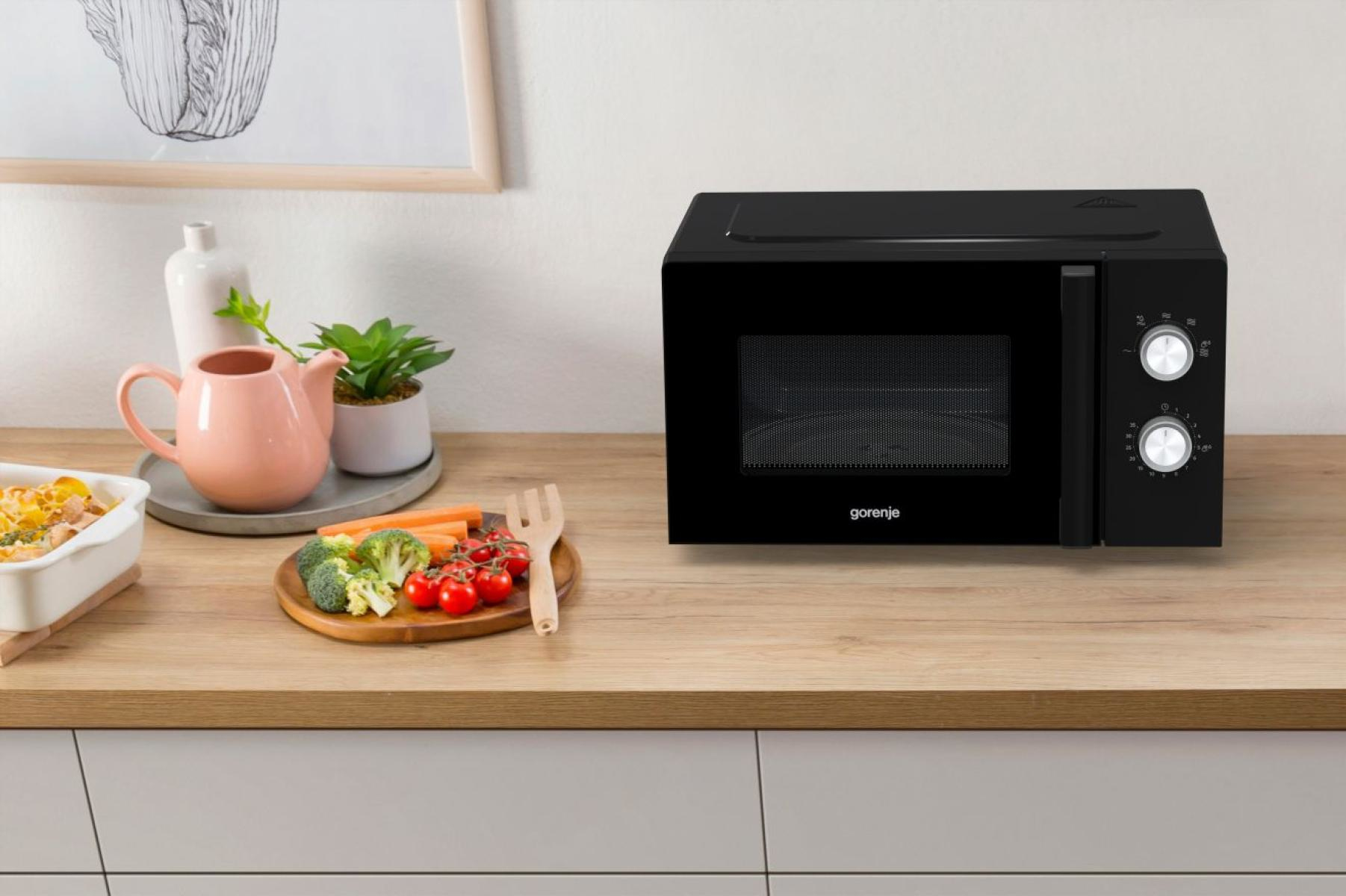 Gorenje MO17E1BH Black Solo microwave Countertop – image 6