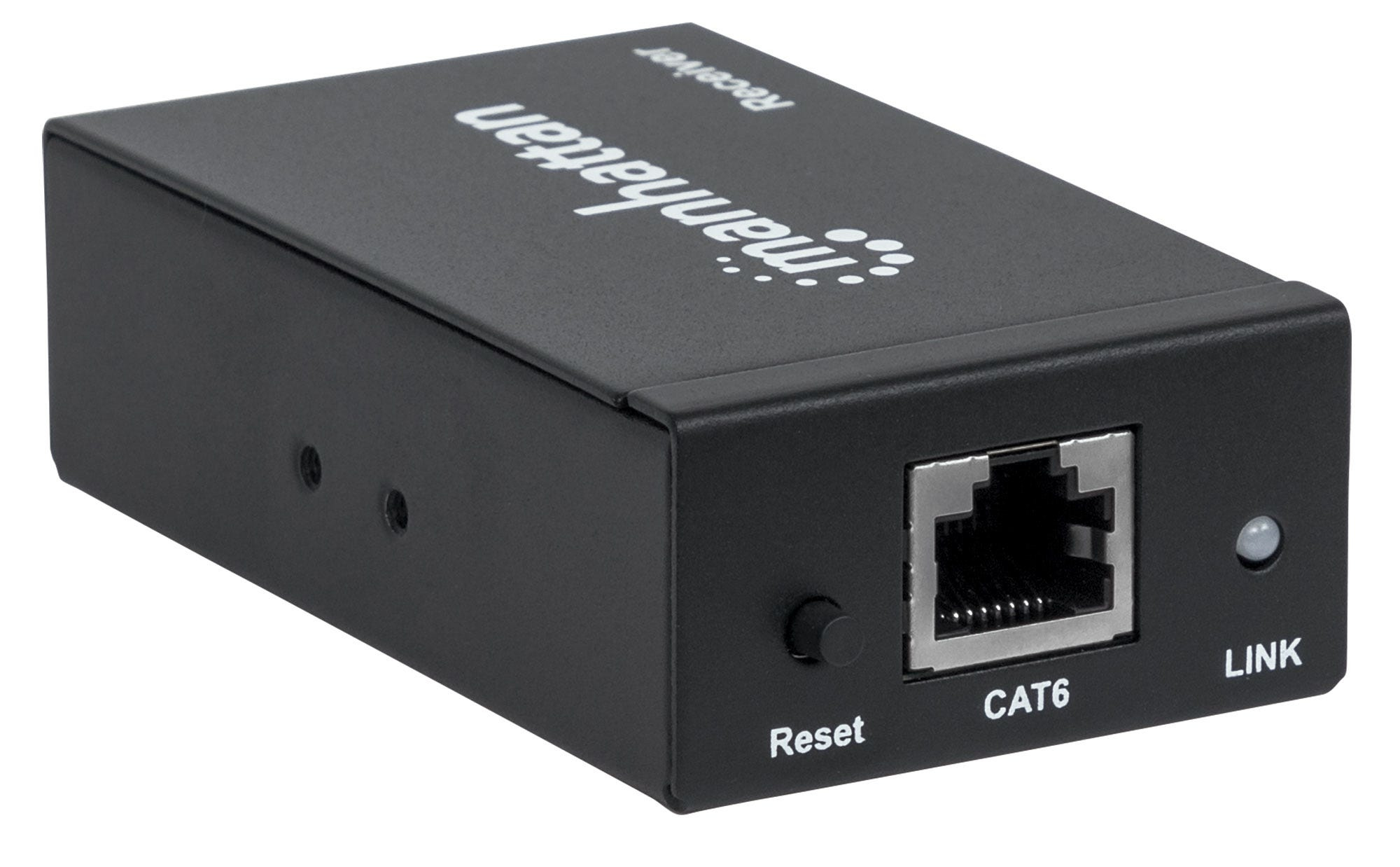 Manhattan 1080p HDMI Extending Receiver Unit, Receives One Input Signal from Transmitter up to 50m, Single Ethernet Cable per Receiver, use with 207829, Black, – image 5
