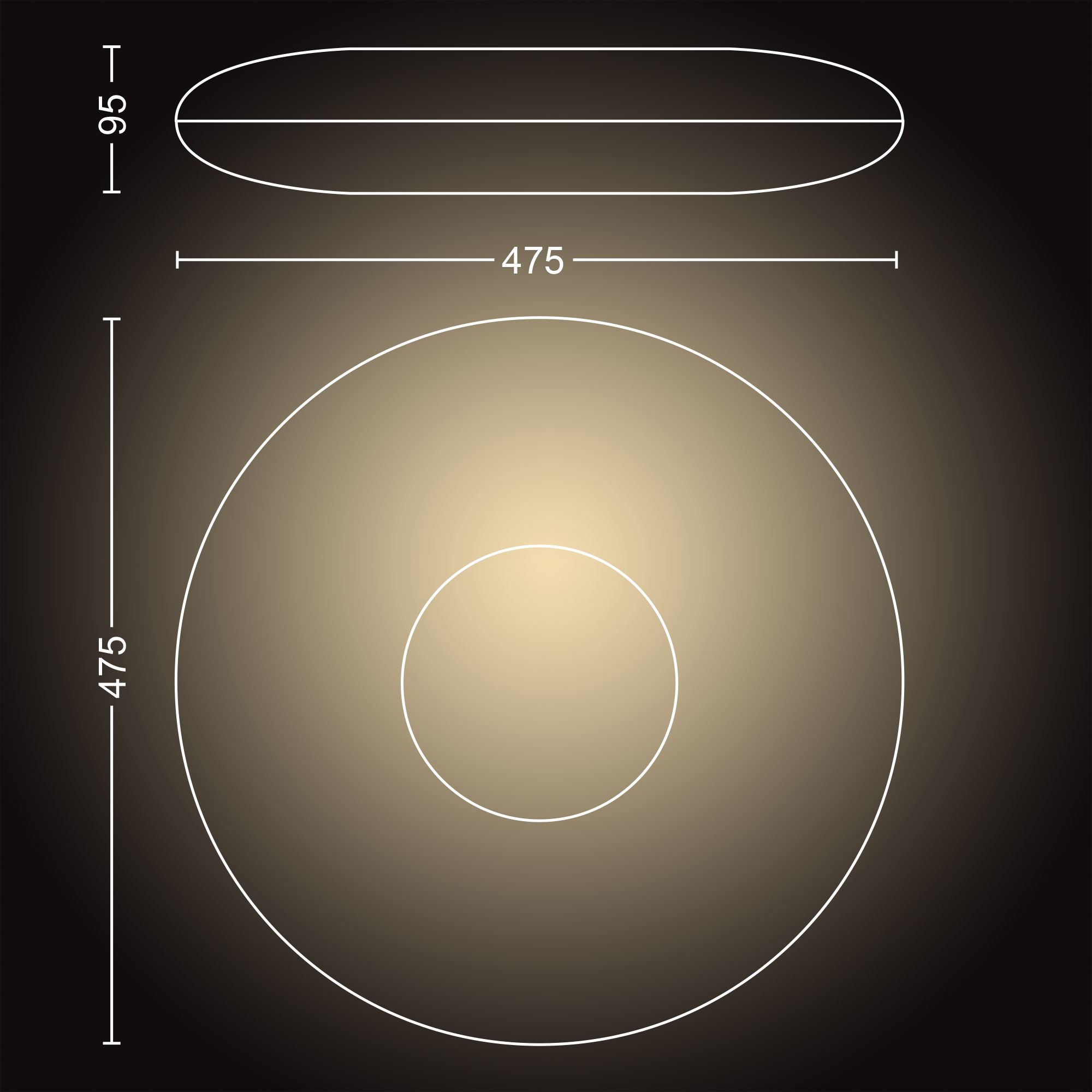 Philips by Signify Philips Hue White ambience Cher ceiling light – image 6