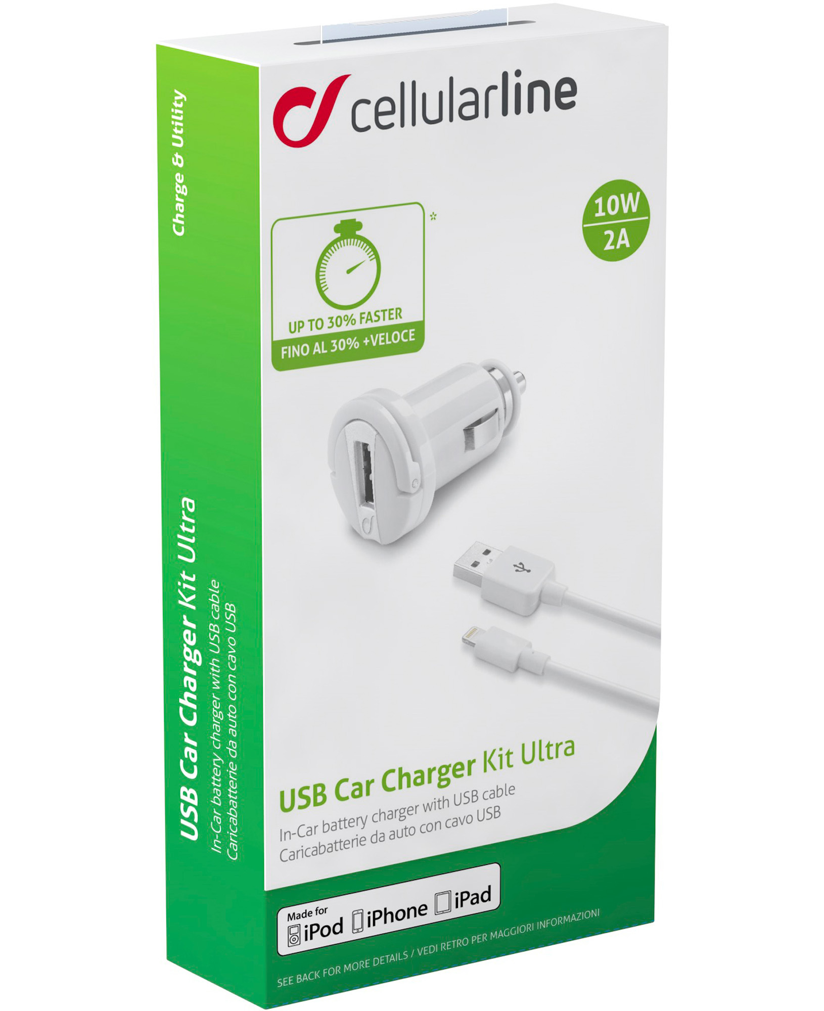Cellularline USB Car Charger Kit – image 2