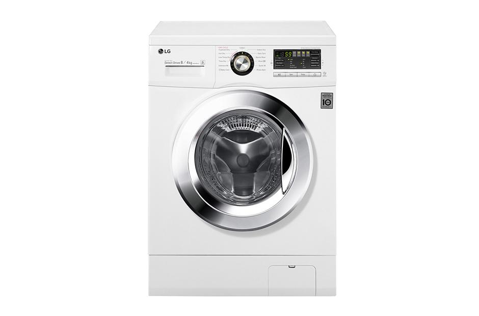 LG F1496AD3 washer dryer Freestanding Front-load White – image 1