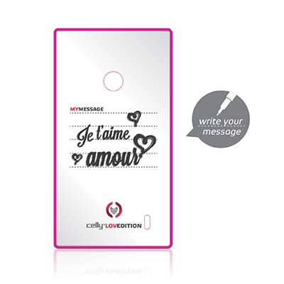Celly CLOVE321FS mobile phone case Cover Pink, White – image 3