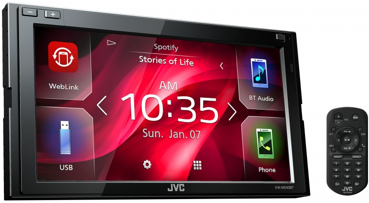 JVC KW-M540BT 2-DIN AV Receiver