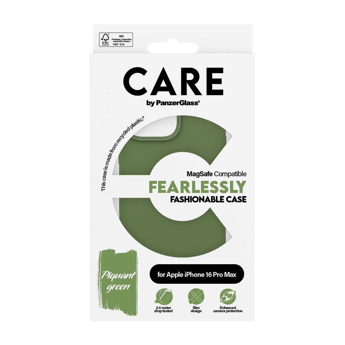 PanzerGlass CARE™ by PanzerGlass® Case Green w. MagSafe iPhone 16 Pro Max – image 3