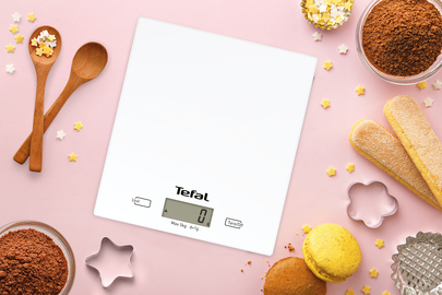 Tefal BC5304 White Countertop Rectangle Electronic kitchen scale – image 5