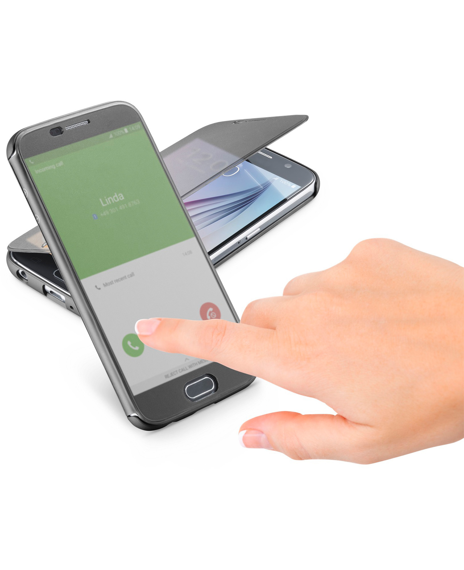 Cellularline Book Touch - Galaxy S6 Edge – image 1