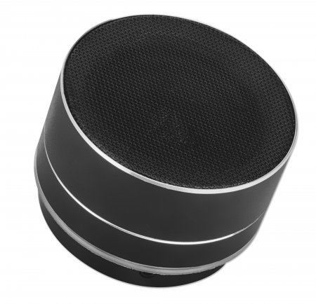 Manhattan Metallic Bluetooth Speaker (Clearance Pricing), Microphone, Splashproof, Decent Sound Output (3W), 5 hour Playback time, Integrated Controls, Range 10 – image 3
