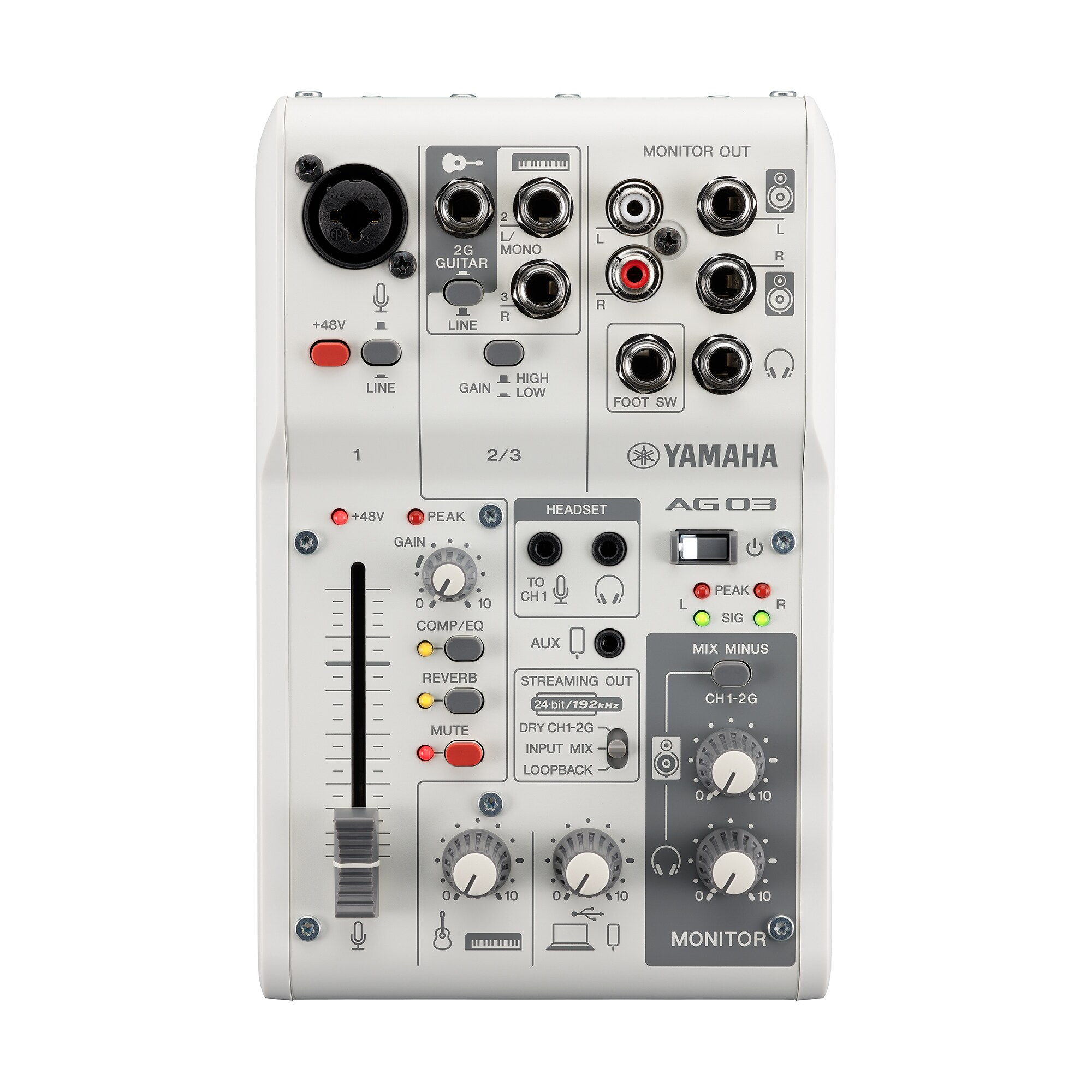 Yamaha AG03MK2 3 channels Black