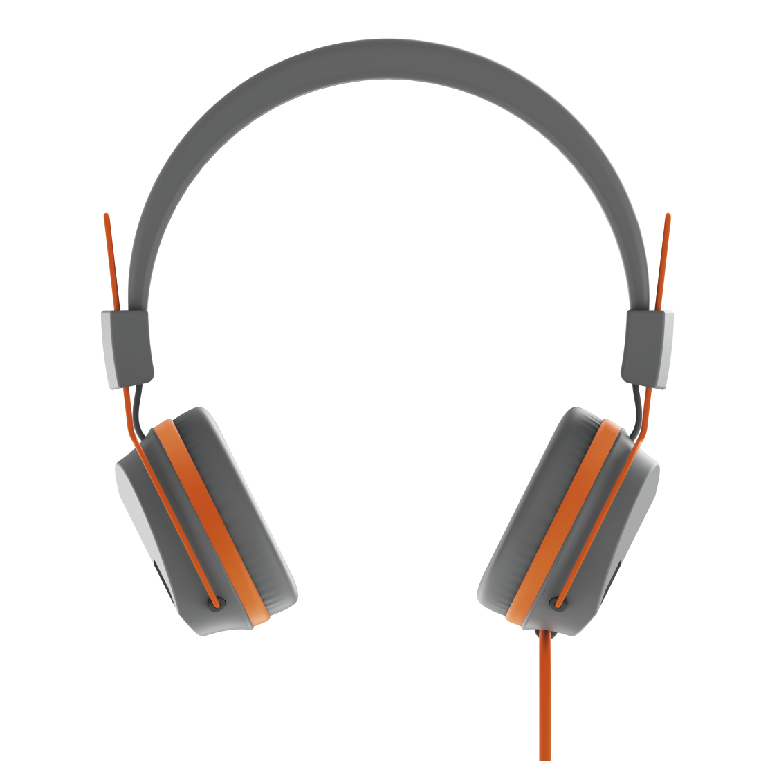 Hama 00184046 headphones/headset Wired Head-band Calls/Music Grey, Orange – image 3