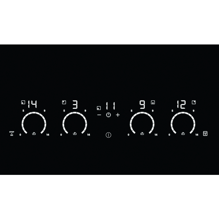 Electrolux HKB870F Black Built-in Zone induction hob 4 zone(s) – image 2
