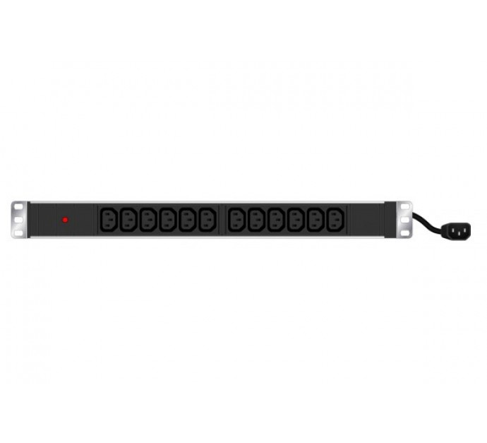 Hypertec 808902-HY power distribution unit (PDU) 12 AC outlet(s) 1U Black