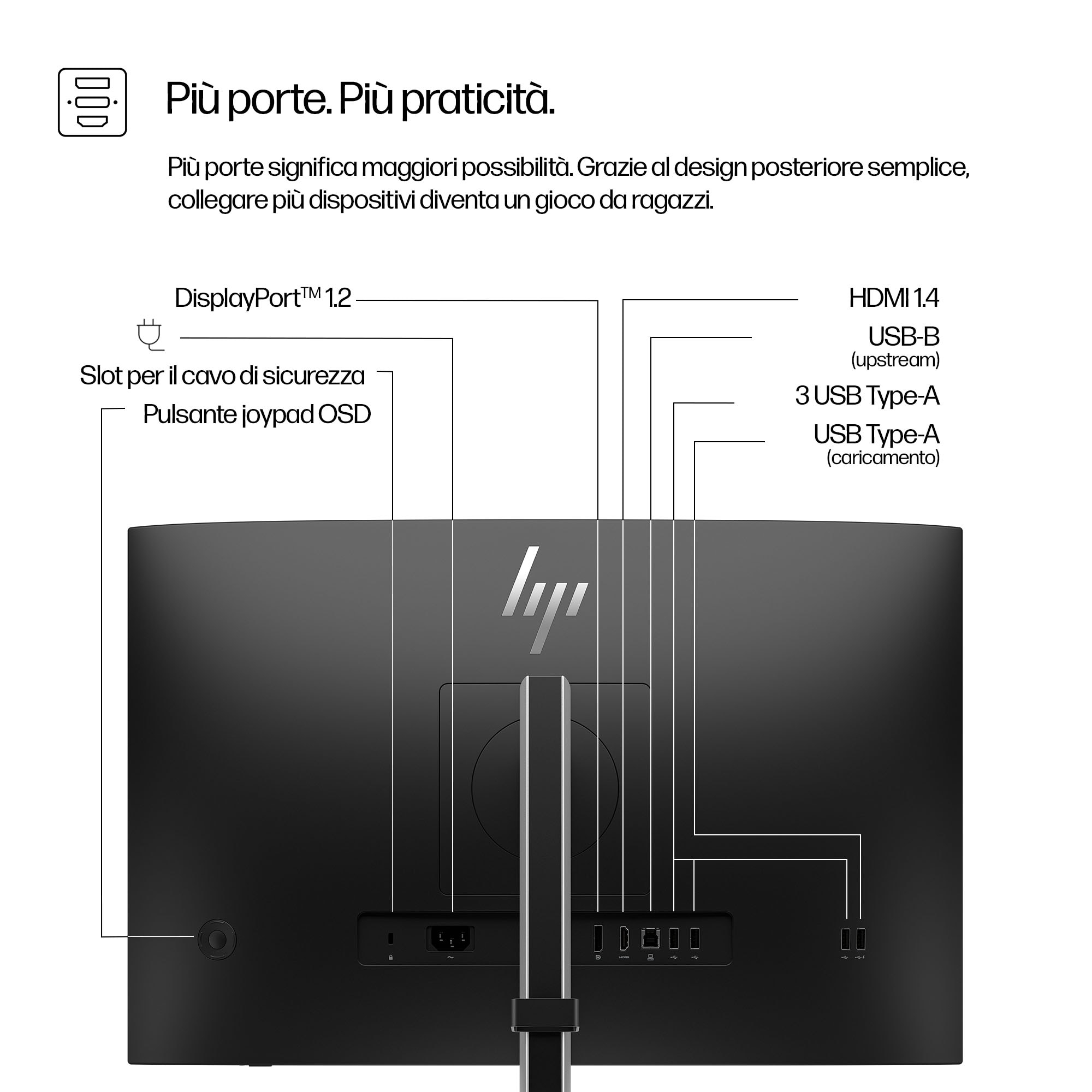 HP HP 524pn - HP Series 5 Pro 24 inch WUXGA Monitor - 524pn. IPS. Anti-glare, Edge-lit WLED - Miniatura 7