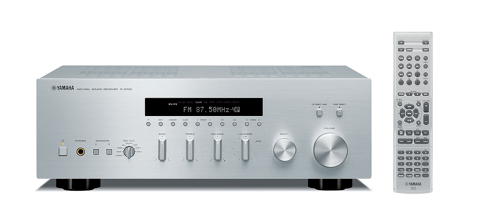 Yamaha R-S700 100 W 2.1 channels Silver