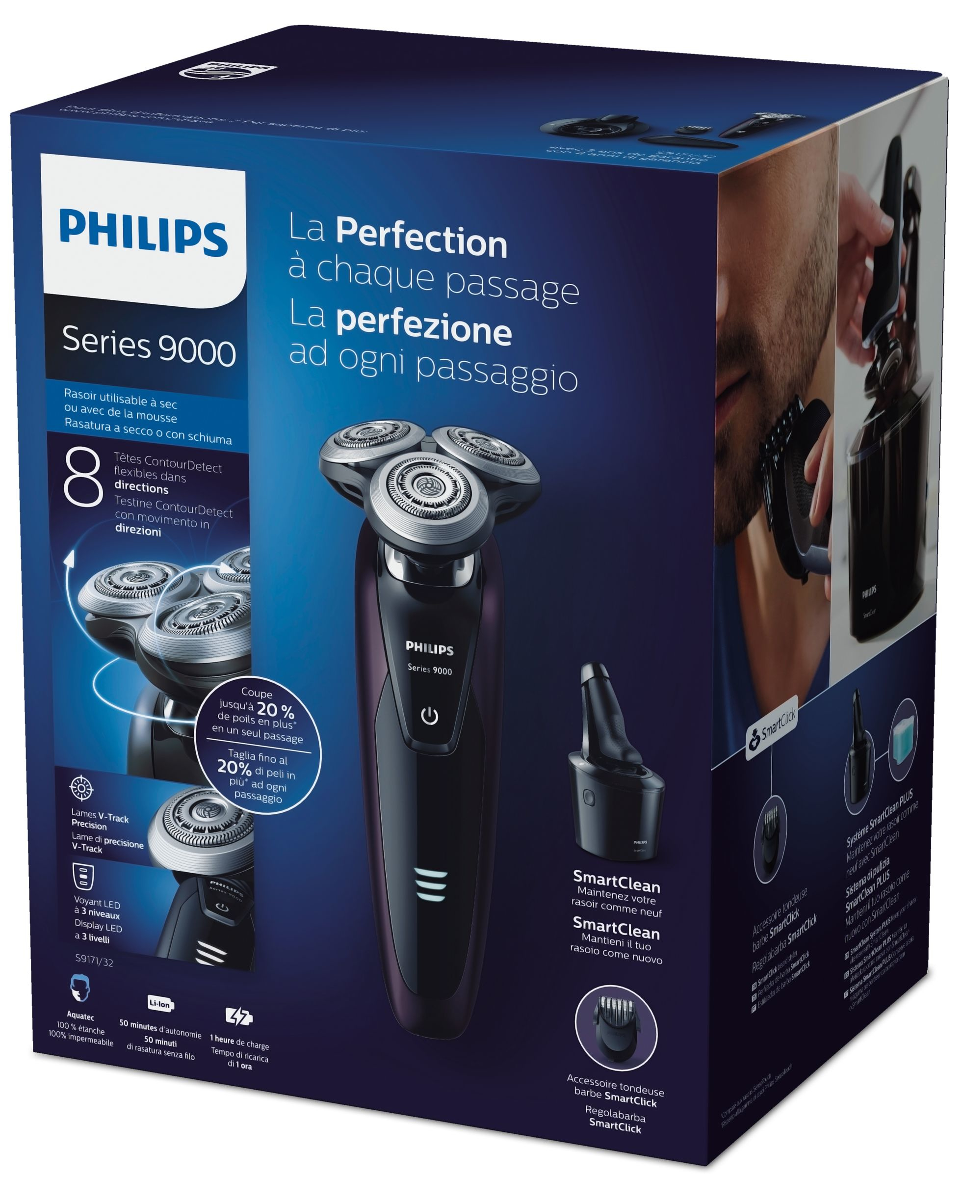 Philips SHAVER Series 9000 wet and dry electric shaver S9171/32 – image 2