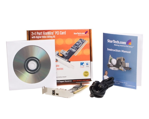 StarTech.com 2 Port IEEE-1394 FireWire PCI Card – image 6