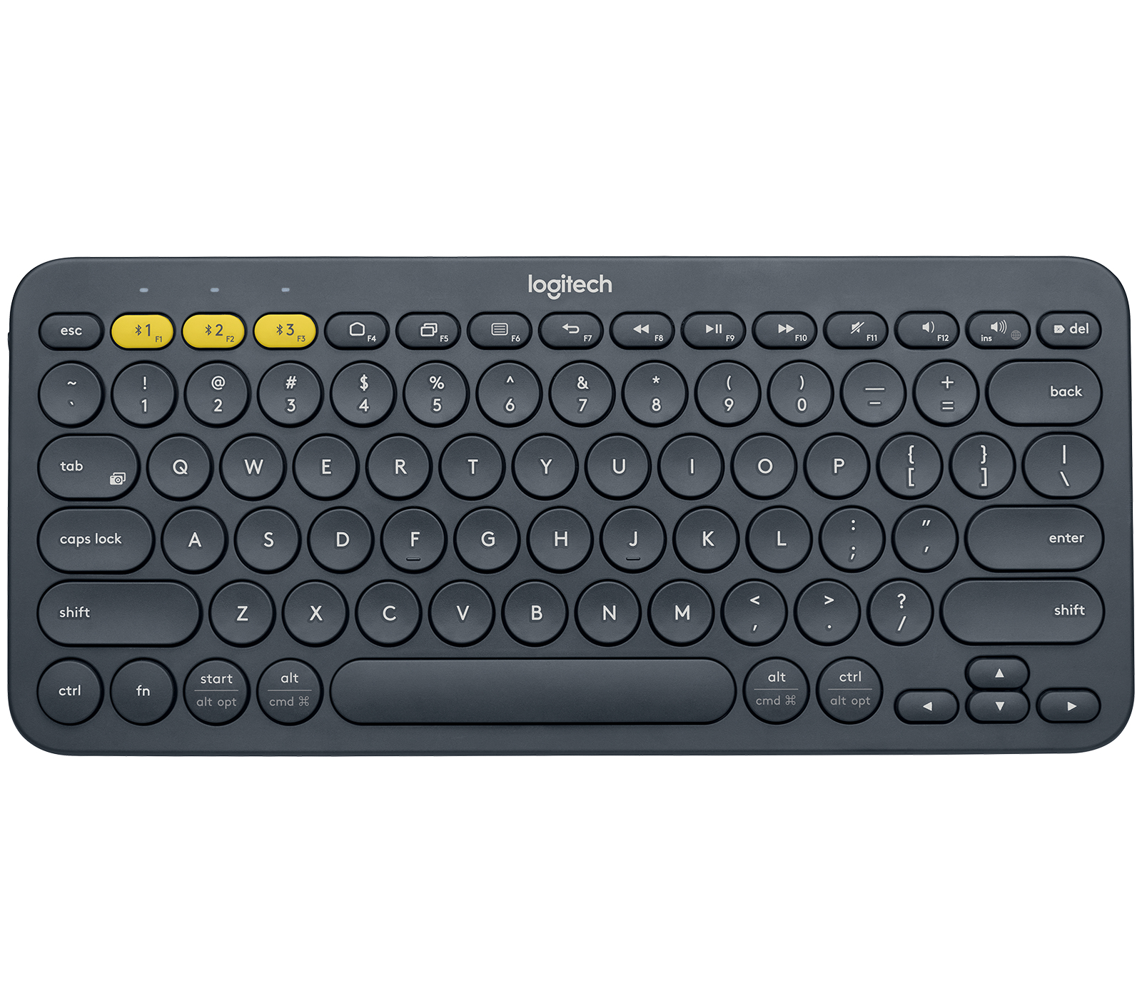 TECLADO LOGITECH K380 MULTI-DEVICE - BLUETOOTH, INALÁMBRICO, UNIVERSAL, NEGRO