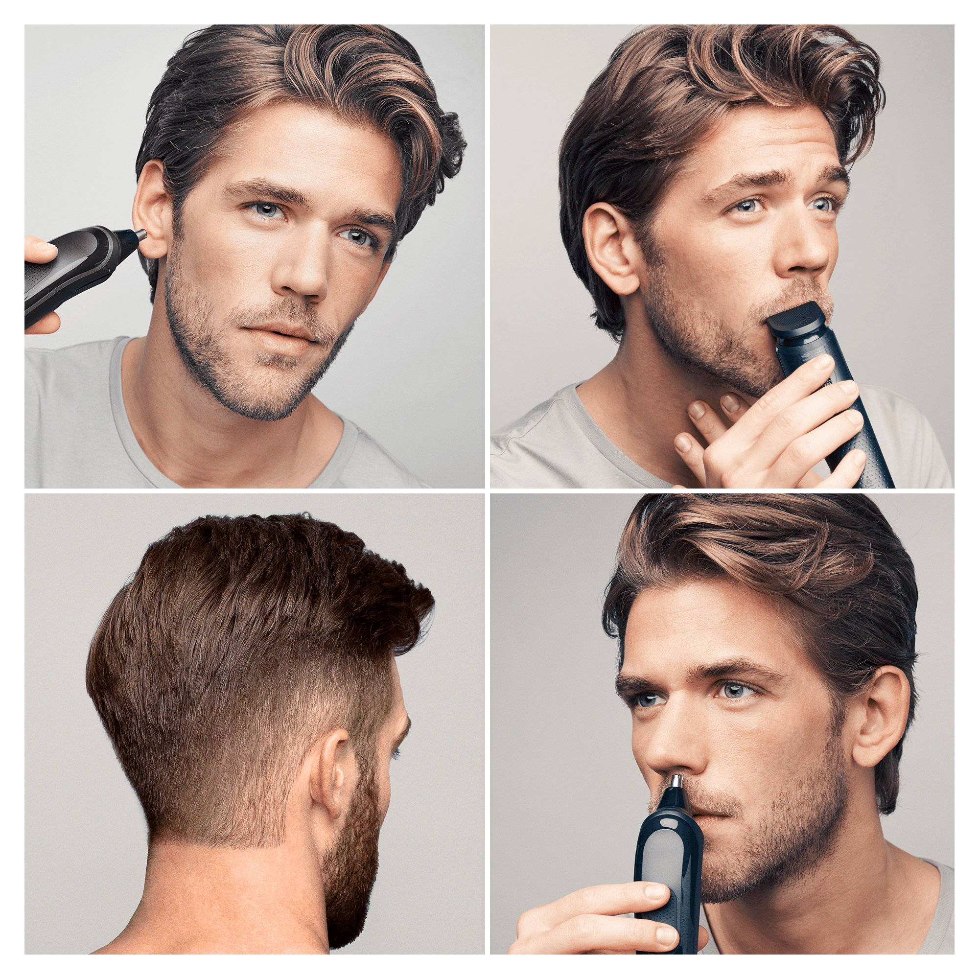 Braun 8-in-1 All-in-one trimmer MGK3060, Beard Trimmer & Hair Clipper, Black/Grey – image 7
