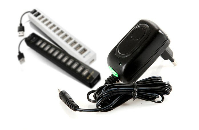 Techly 12 ports USB Hub with Switches and Power Supply IUSB2-HUB12 – image 4