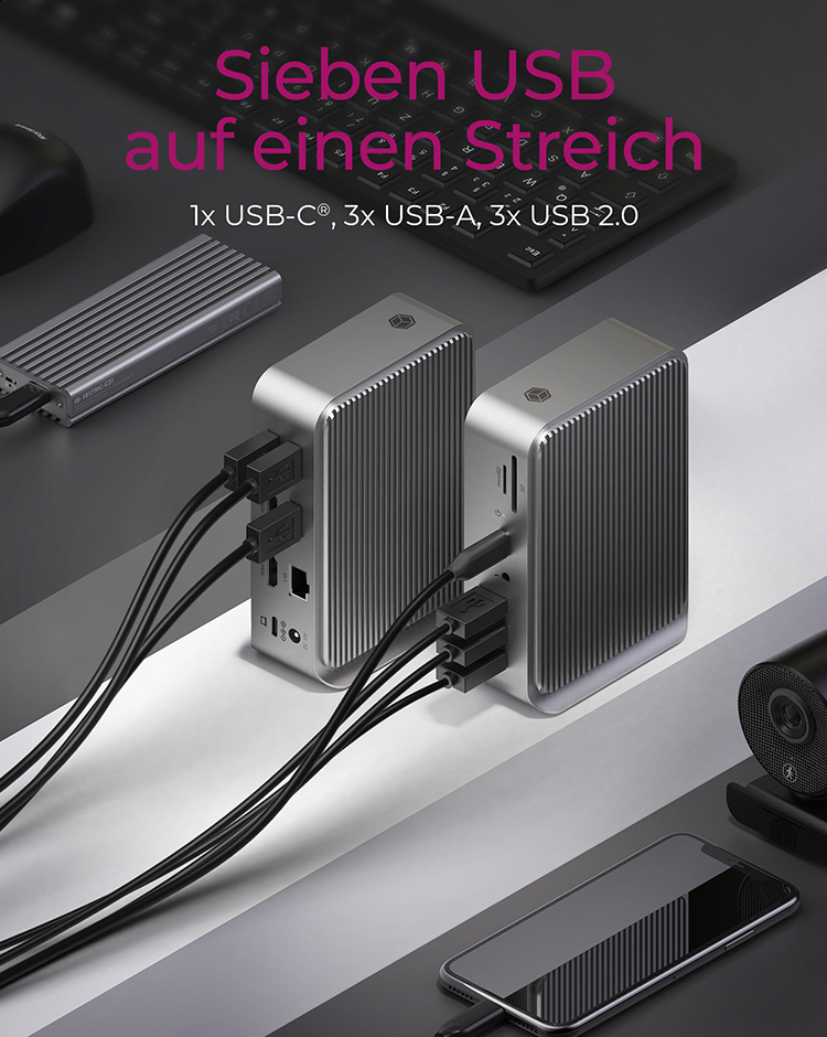 ICY BOX IB-DK2261AC Wireless USB 3.2 Gen 1 (3.1 Gen 1) Type-C Anthracite – image 6