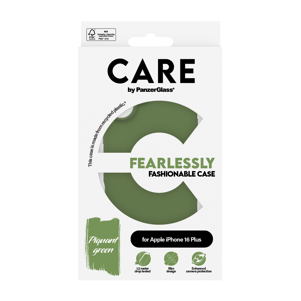 PanzerGlass CARE™ by PanzerGlass® Case Green iPhone 16 Plus – image 3