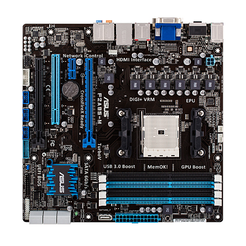 ASUS F2A85-M/CSM motherboard AMD A85X Socket FM2 micro ATX – image 2