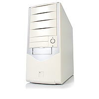 StarTech.com Beige 8 Bay mid-tower Computer Case with Silent 400W Silent Power Supply
