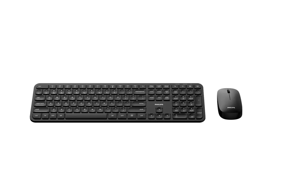 Philips 3000 series SPT6338BL/17 keyboard Mouse included Home/Office RF Wireless QWERTY Black – image 4