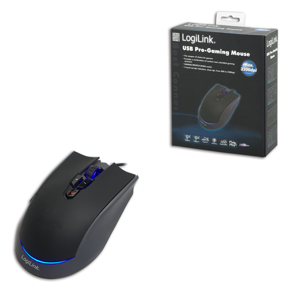 LogiLink ID0103 mouse Gaming USB Type-A Optical 3200 DPI – image 2