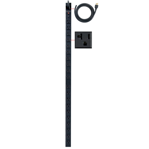 CyberPower PDU20BVT20F power distribution unit (PDU) 20 AC outlet(s) 0U Black – image 2