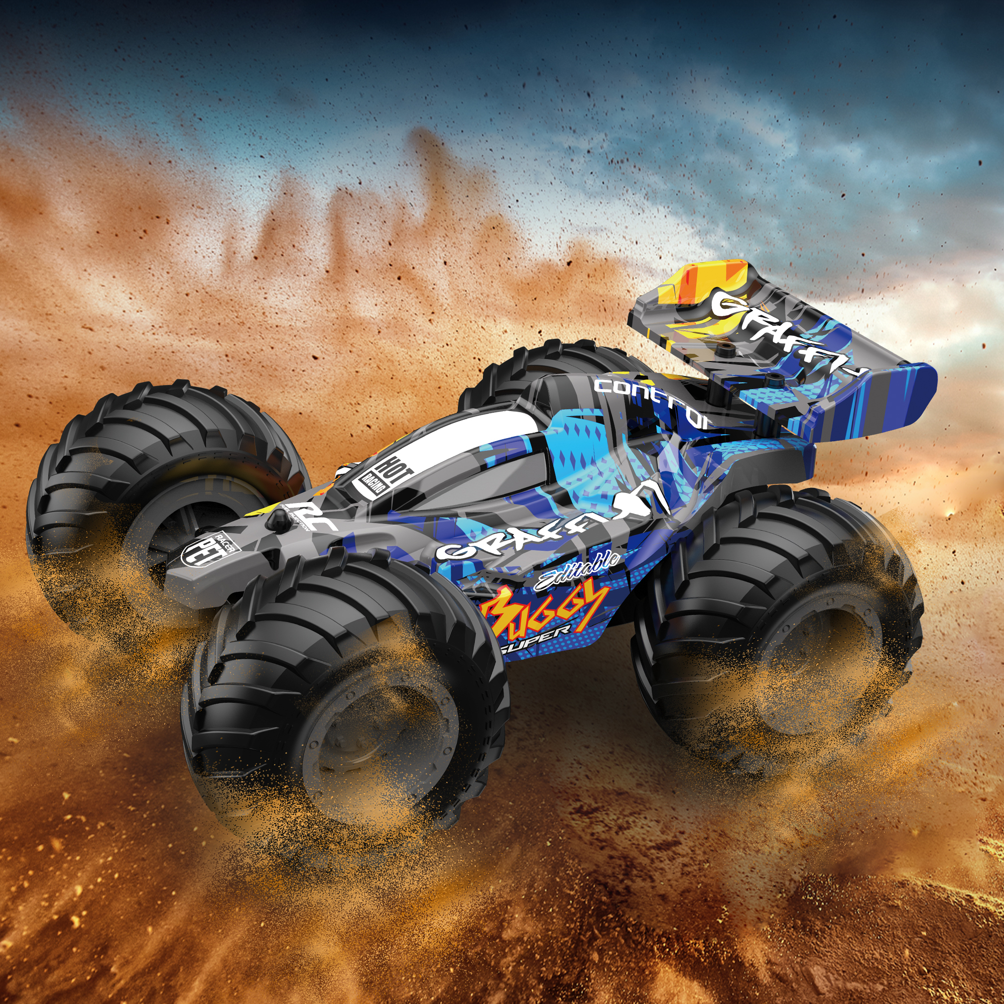 Gear2Play RC Graffity Buggy 1:24 - Big Wheels – image 6
